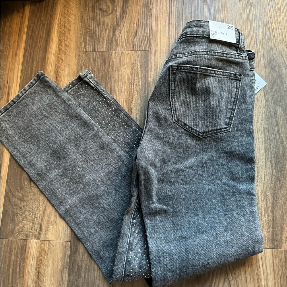 Forever 21 Rhinestone Jeans - Picture 6 of 9